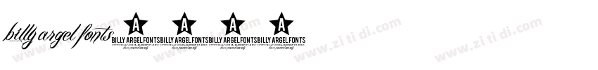 billy argel fonts字体转换